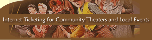 Oneline ticketing for community theatres